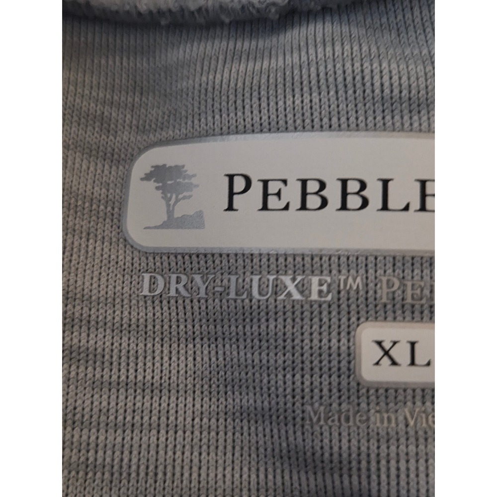 Pebble Beach Dry Luxe Performance Women's size XL Cardigan Polyester Golf Gray - Picture 7 of 10